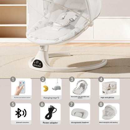 Baby Electric Rocking Chair with Bluetooth App Control