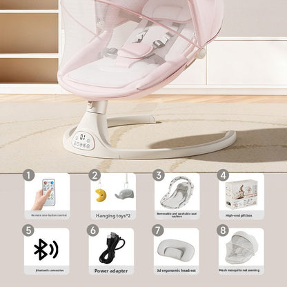 Baby Electric Rocking Chair with Bluetooth App Control