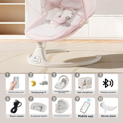 Baby Electric Rocking Chair with Bluetooth App Control